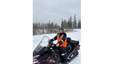 В процессе полевых работ